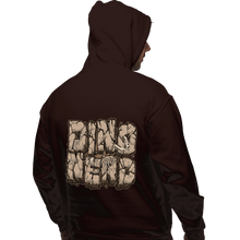 Load image into Gallery viewer, Shirts Pullover Hoodies, Unisex / Small / Dark Chocolate Dino Nerd