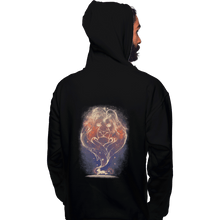 Load image into Gallery viewer, Shirts Pullover Hoodies, Unisex / Small / Black Starry Lost King