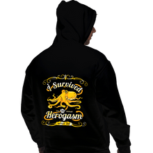 Load image into Gallery viewer, Daily_Deal_Shirts Pullover Hoodies, Unisex / Small / Black I Survived The Hero Gathering