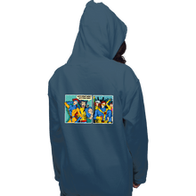 Load image into Gallery viewer, Shirts Pullover Hoodies, Unisex / Small / Indigo Blue Clueless Scotty