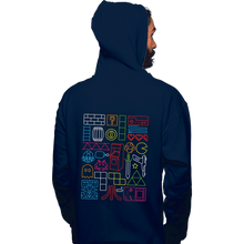 Load image into Gallery viewer, Daily_Deal_Shirts Pullover Hoodies, Unisex / Small / Navy Nostalgic Doodles