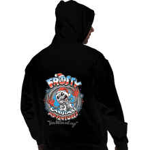 Load image into Gallery viewer, Daily_Deal_Shirts Pullover Hoodies, Unisex / Small / Black Frosty Christmas Adventures