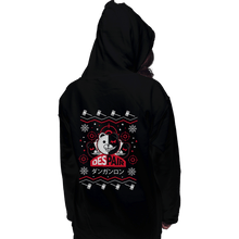 Load image into Gallery viewer, Shirts Pullover Hoodies, Unisex / Small / Black Despair Kuma Ugly Christmas Sweater