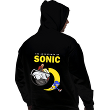 Load image into Gallery viewer, Secret_Shirts Pullover Hoodies, Unisex / Small / Black Adventures Of Sonic