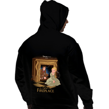 Load image into Gallery viewer, Shirts Pullover Hoodies, Unisex / Small / Black The Girl In The Fireplace
