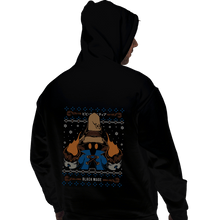 Load image into Gallery viewer, Shirts Pullover Hoodies, Unisex / Small / Black Vivi Black Mage Christmas
