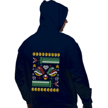 Load image into Gallery viewer, Shirts Pullover Hoodies, Unisex / Small / Navy A Very Mushroom Christmas