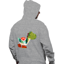 Load image into Gallery viewer, Shirts Pullover Hoodies, Unisex / Small / Sports Grey The Very Hungry Dinosaur
