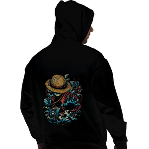 Shirts Pullover Hoodies, Unisex / Small / Black Colorful Pirate