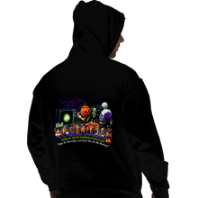 Load image into Gallery viewer, Daily_Deal_Shirts Pullover Hoodies, Unisex / Small / Black Enjoy the Horrorthon in Santa Mira