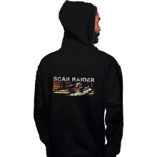 Load image into Gallery viewer, Shirts Pullover Hoodies, Unisex / Small / Black Scar Raider