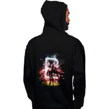 Load image into Gallery viewer, Shirts Pullover Hoodies, Unisex / Small / Black Pluto Storm