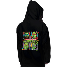 Load image into Gallery viewer, Secret_Shirts Pullover Hoodies, Unisex / Small / Black Thespian Mutant Nicolas Cage Turtles
