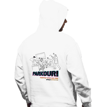 Load image into Gallery viewer, Daily_Deal_Shirts Pullover Hoodies, Unisex / Small / White Parkour!
