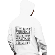 Load image into Gallery viewer, Shirts Pullover Hoodies, Unisex / Small / White Not Perfect