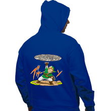 Load image into Gallery viewer, Daily_Deal_Shirts Pullover Hoodies, Unisex / Small / Royal Blue Destructo Sword
