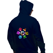 Load image into Gallery viewer, Shirts Pullover Hoodies, Unisex / Small / Navy Reality Check