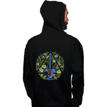 Load image into Gallery viewer, Daily_Deal_Shirts Pullover Hoodies, Unisex / Small / Black Warrior In The Forest
