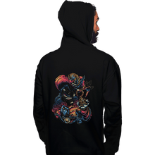 Load image into Gallery viewer, Daily_Deal_Shirts Pullover Hoodies, Unisex / Small / Black Colorful Captain
