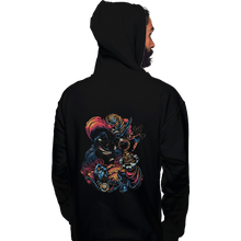 Load image into Gallery viewer, Daily_Deal_Shirts Pullover Hoodies, Unisex / Small / Black Colorful Captain