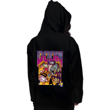 Load image into Gallery viewer, Secret_Shirts Pullover Hoodies, Unisex / Small / Black DOOOOM!