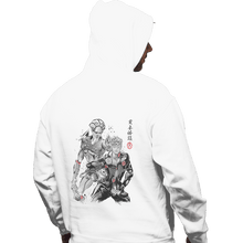 Load image into Gallery viewer, Shirts Pullover Hoodies, Unisex / Small / White Gold Experience Sumi-e
