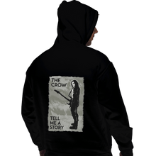 Load image into Gallery viewer, Shirts Zippered Hoodies, Unisex / Small / Black Crows Don't Cry