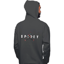 Load image into Gallery viewer, Shirts Pullover Hoodies, Unisex / Small / Charcoal Air Spidey