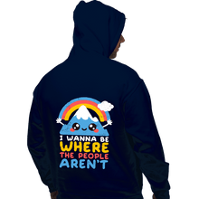 Load image into Gallery viewer, Daily_Deal_Shirts Pullover Hoodies, Unisex / Small / Navy Where The People Aren't