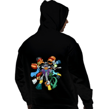 Load image into Gallery viewer, Secret_Shirts Pullover Hoodies, Unisex / Small / Black DarkWing Duck!