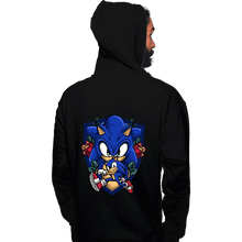 Load image into Gallery viewer, Daily_Deal_Shirts Pullover Hoodies, Unisex / Small / Black Sonic The Hedgehog
