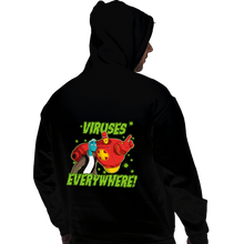 Load image into Gallery viewer, Daily_Deal_Shirts Pullover Hoodies, Unisex / Small / Black Viruses Everywhere