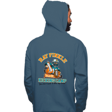 Load image into Gallery viewer, Secret_Shirts Pullover Hoodies, Unisex / Small / Indigo Blue Finkle's Kicking Camp