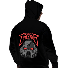 Load image into Gallery viewer, Daily_Deal_Shirts Pullover Hoodies, Unisex / Small / Black Marine Metal