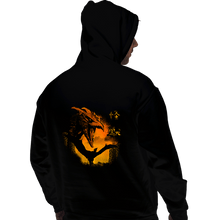 Load image into Gallery viewer, Daily_Deal_Shirts Pullover Hoodies, Unisex / Small / Black Rodan Kaiju