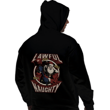 Load image into Gallery viewer, Shirts Pullover Hoodies, Unisex / Small / Black Lawful Naughty Santa