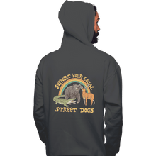 Load image into Gallery viewer, Shirts Pullover Hoodies, Unisex / Small / Charcoal Street Dogs