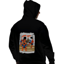 Load image into Gallery viewer, Daily_Deal_Shirts Pullover Hoodies, Unisex / Small / Black Spider Threat
