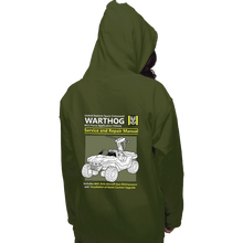 Load image into Gallery viewer, Daily_Deal_Shirts Pullover Hoodies, Unisex / Small / Military Green Warthog Manual