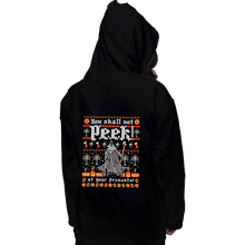Load image into Gallery viewer, Shirts Pullover Hoodies, Unisex / Small / Black You Shall Not Peek