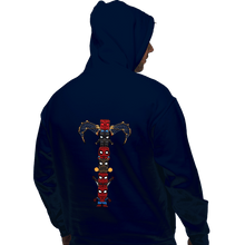 Load image into Gallery viewer, Daily_Deal_Shirts Pullover Hoodies, Unisex / Small / Navy Totem Of Spiders