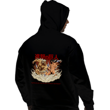 Load image into Gallery viewer, Shirts Pullover Hoodies, Unisex / Small / Black Titan VS Titan