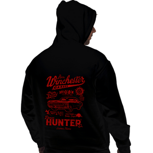 Daily_Deal_Shirts Pullover Hoodies, Unisex / Small / Black Winchester Garage