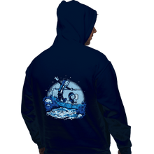 Load image into Gallery viewer, Daily_Deal_Shirts Pullover Hoodies, Unisex / Small / Navy Eddie And Dustin Battle