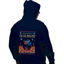 Load image into Gallery viewer, Shirts Pullover Hoodies, Unisex / Small / Navy Ce Le Brate