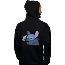 Load image into Gallery viewer, Shirts Zippered Hoodies, Unisex / Small / Black Darth Stitch