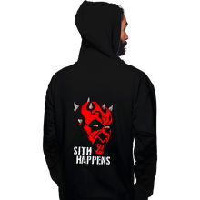 Load image into Gallery viewer, Secret_Shirts Pullover Hoodies, Unisex / Small / Black Sith Happens
