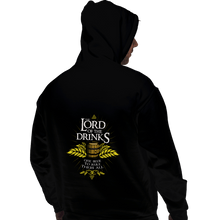 Load image into Gallery viewer, Shirts Pullover Hoodies, Unisex / Small / Black The Lord Of The Drinks
