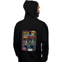 Load image into Gallery viewer, Secret_Shirts Pullover Hoodies, Unisex / Small / Black Neon Mario Plumber