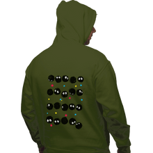 Load image into Gallery viewer, Shirts Pullover Hoodies, Unisex / Small / Military Green The Black Sprites